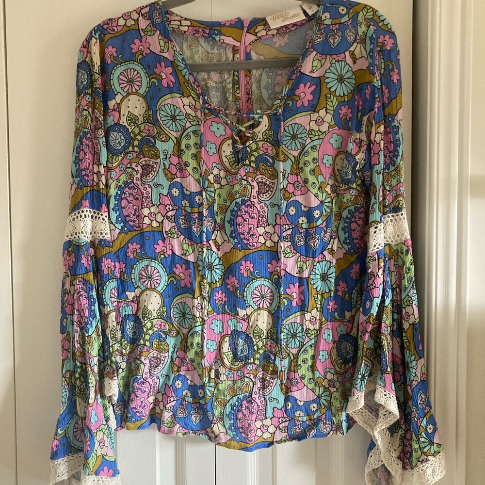 Psychedelic 60s/70s Inspired Top